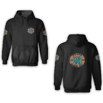 Discover never give up tiger colors 3D Hoodies