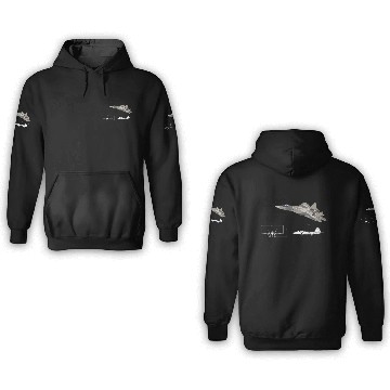 Discover lockheed martin F-22 Raptor 3D Hoodies