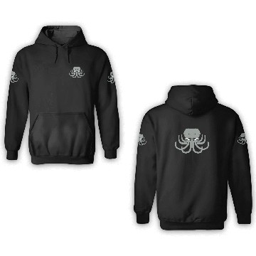 Discover graffiti ink drop paint spray evil octopus octopus 3D Hoodies