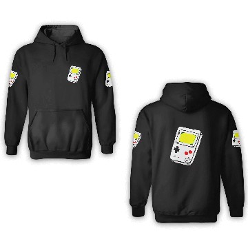 Discover gameboy sketch 3D Hoodies