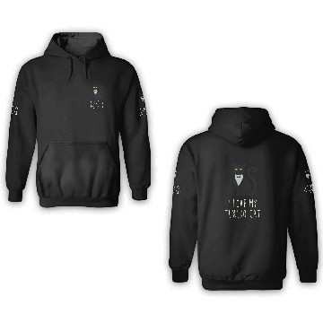 Discover I Love My Tuxedo Cat 3D Hoodies