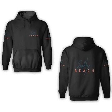 Discover Salty Beach 3D Hoodies