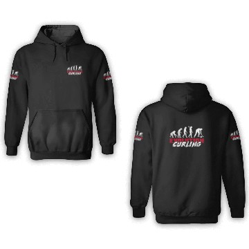 Discover Curling 3D Hoodies