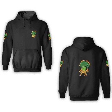 Discover Broccoli aura 3D Hoodies