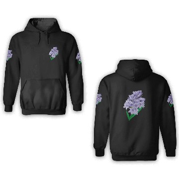 Discover Flower Spring Bluebell Violet - Gift Idea 3D Hoodies