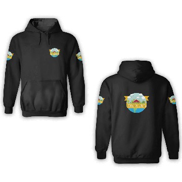 Discover peace on earth 3D Hoodies