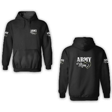 Discover Proud Army Mom 3D Hoodies Military Mother Camouflage