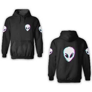 Discover Aliens Gift Ufo Space Saucer Mars Geek Scifi Solar 3D Hoodies