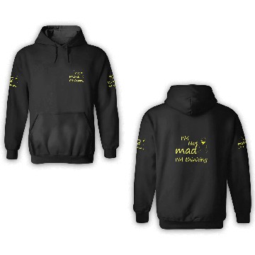 Discover I'm Not Mad I'm Thinking Cute Angry Bird 3D Hoodies