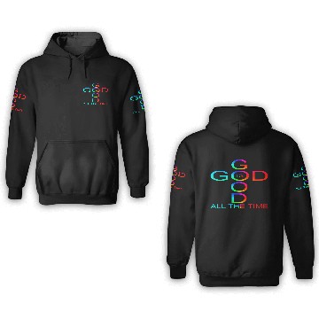 Discover God is good all the time rainbow 3D Hoodies