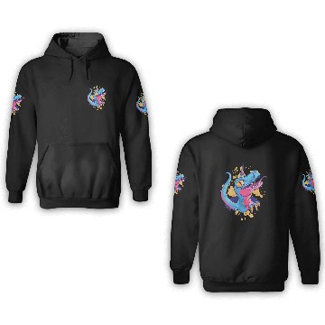 Discover Dino Rainbow Unicorn 3D Hoodies