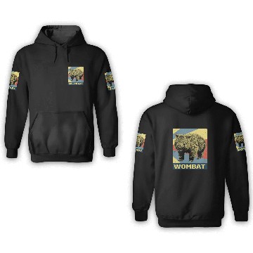 Discover Wombat 3D Hoodies