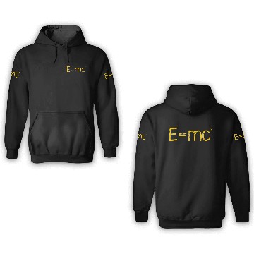 Discover E=mc² - Albert Einstein - maths - mathematics - ma 3D Hoodies