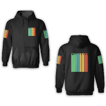 Discover Vintage Retro Cambridge Gifts 3D Hoodies