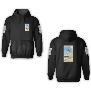Discover Long Point Light House Ptown Cape Cod 3D Hoodies