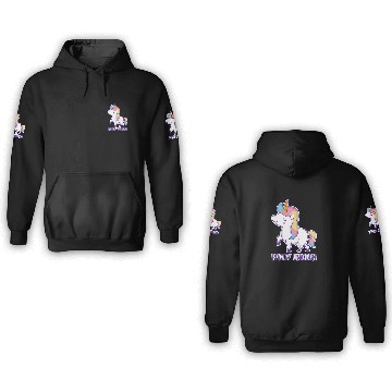 Discover Funny Unicorn Rainbow Magic Sweet Cute Gift idea 3D Hoodies