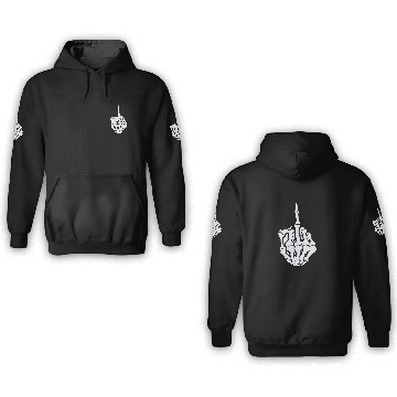 Discover skeleton hand 3D Hoodies