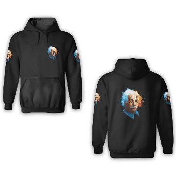Discover Albert Einstein 3D Hoodies