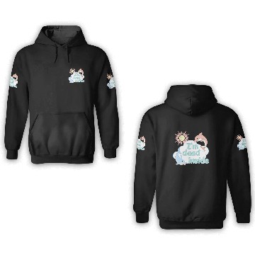 Discover I'm Dead Inside Cheerful Dolphins and Sunshine 3D Hoodies