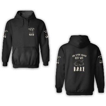 Discover Get Set Bake / Baking British Bakery Cookies Bread 3D Hoodies