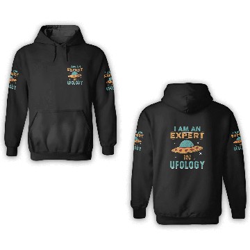 Discover Alien UFO Expert 3D Hoodies