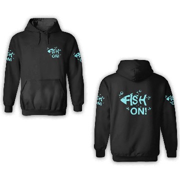 Discover Fish on Fisherman Bone Gift 3D Hoodies