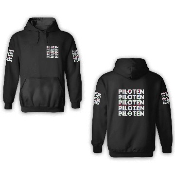 Discover pilots airplane 3D Hoodies