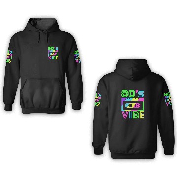 Discover Retro Aesthetic Party Wear - 80s Vibe 3D Hoodies