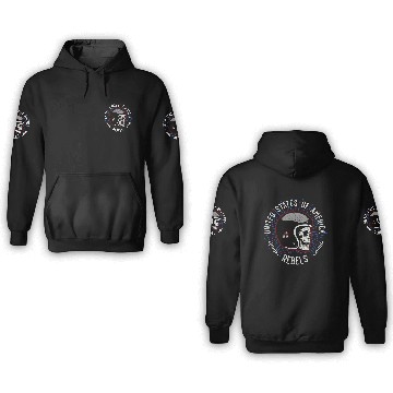 Discover USA Rebels 3D Hoodies