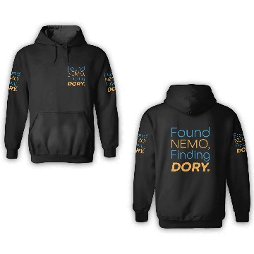 Discover Found Nemo, Finding Dory 3D Hoodies