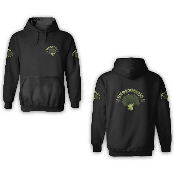 Discover Broccoholic - Broccoli Plant Vegan Vegetables 3D Hoodies