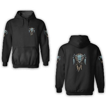 Discover Womens Street Style Bull Skull Rodeo 3D Hoodies