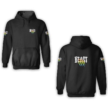 Discover LGBT Rainbow Flag Beast 3D Hoodies