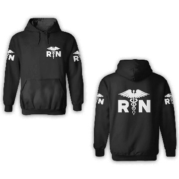 Discover RN Registered Nurse 3D Hoodies