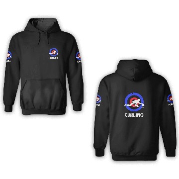 Discover curling idea gift curling winter sports 3D Hoodies
