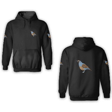Discover quail lover 3D Hoodies