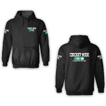 Discover Cricket mode on Please do not disturb 3D Hoodies