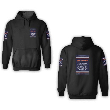Discover Bear Down Lyrics Poster 3D Hoodies
