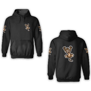Discover Brown Monkey - Cartoon Animals - Cartoon Island 3D Hoodies