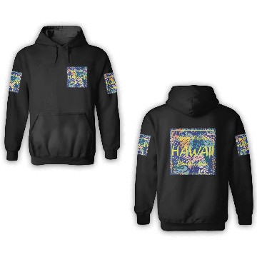 Discover Hawaii Surfing Paradise 3D Hoodies
