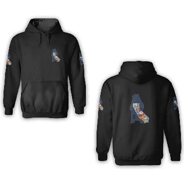 Discover Vintage California Bear EST 1850 3D Hoodies
