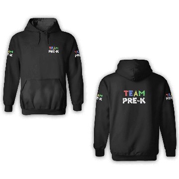 Discover Team Pre K Teacher Back To School 3D Hoodies