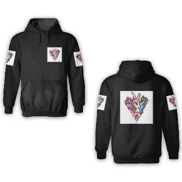 Discover Psychedelic Rabbit 3D Hoodies
