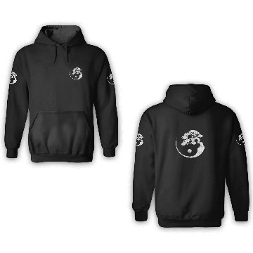 Discover Bonsai Tree Yin Yang Vintage 3D Hoodies