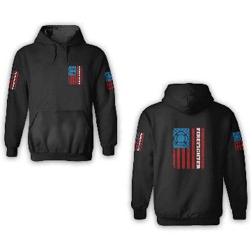 Discover Firefighter 3D Hoodies