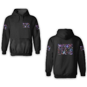 Discover Brain cell anatomy, 3D Hoodies