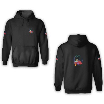 Discover Happy Camper 3D Hoodies