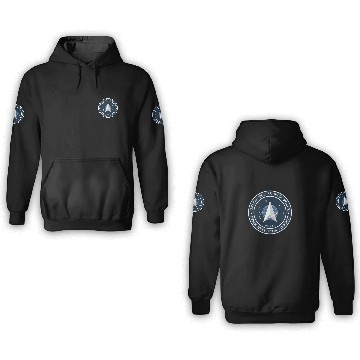 Discover New Space Force Logo 2020 USSF 3D Hoodies