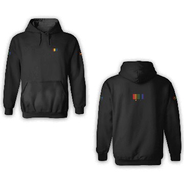 Discover Gay Pride Flag Pride Barcode LGBT 3D Hoodies
