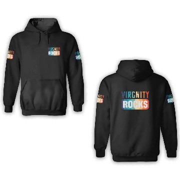 Discover virginity rocks 3D Hoodies